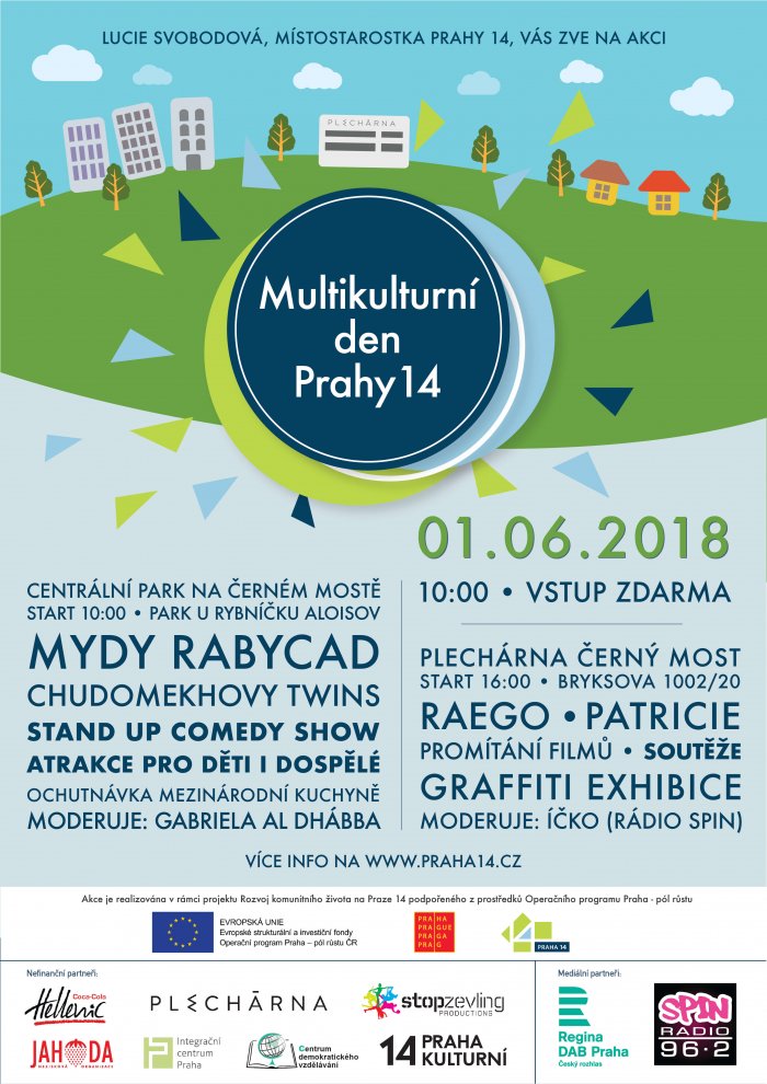 Multikulturní Den Prahy 14 Nabídne Hudbu, Standup I Jídlo