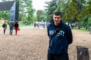 Organizátor Vojtěch Havlovec, foto pořadatel akce