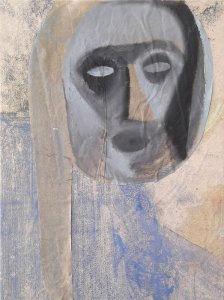 Silvia Krivošíková, 2018, Olej A Pastel Na Papíře, 40 X 30 Cm