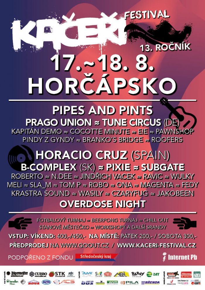Festival Kačeři Láká Na DJs A Na Prago Union