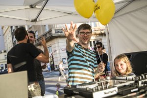 Na 15. výročí BB Mardoša dělal DJe / foto BB