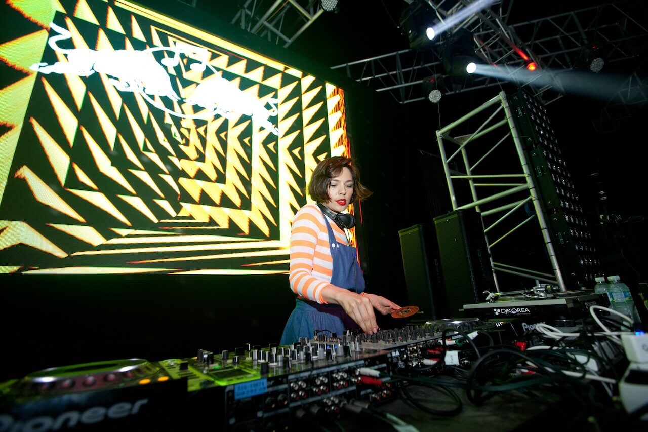 Nina Kraviz performs during the Red Bull Music Academy stage in Yangpyeong, Gyeonggi-do, Republic of Korea on May 18, 2013 // Sungwhan Cho / Red Bull Content Pool // 1369126855057-307545344 // Usage for editorial use only // Please go to www.redbullcontentpool.com for further information. //