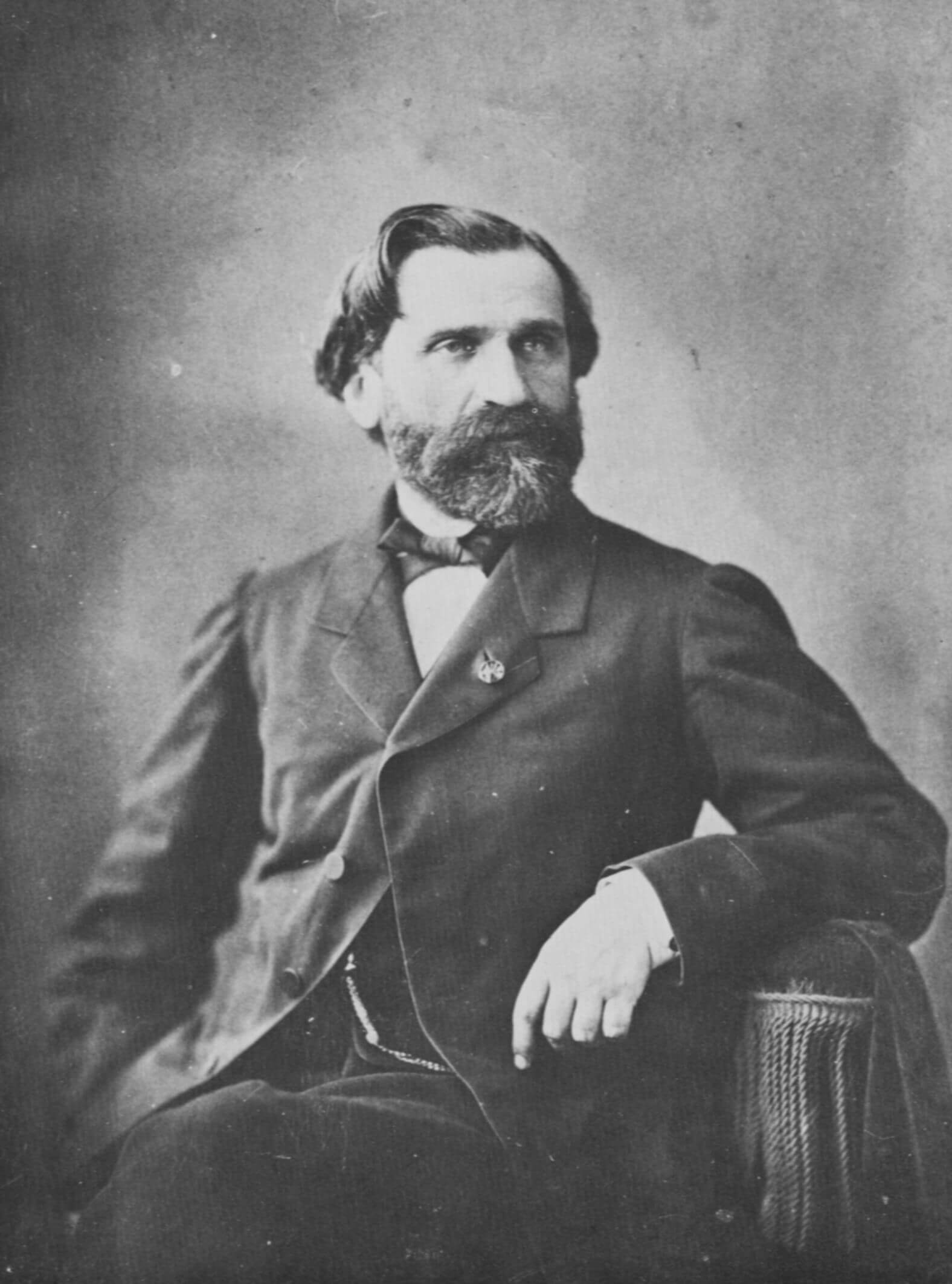 Tournachon, Gaspard-Félix - Giuseppe Verdi (1813-1901) (Zeno Fotografie / public domain