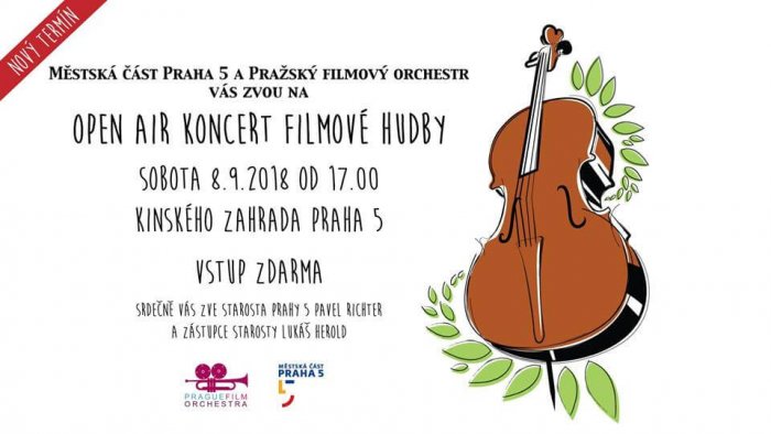 V Sobotu Bude Open Air Koncert Filmové Hudby, Vstup Zdarma