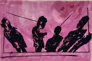 100x145 cm. Foto archiv umělce