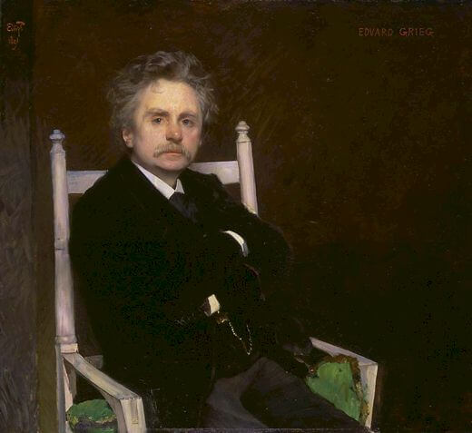 Eilif Peterssen - Edvard Grieg 1891