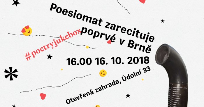 Poesiomat Neboli Poetry Jukebox Poprvé V Brně