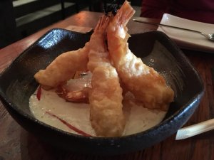 Hanojské krevety s kokosovou omáčkou