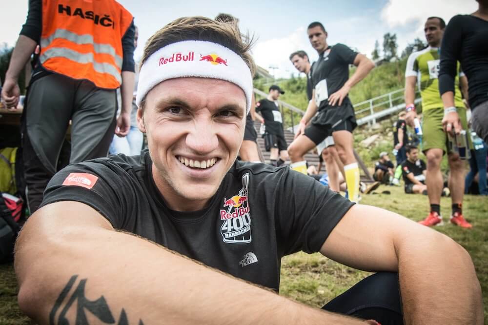 Martin Fuksa poses for a portrait at the Red Bull 400 in Harrachov, Czech Republic on September 13th 2014 // Jan Kasl / Red Bull Content Pool // 1410770831915-1314043098 // Usage for editorial use only // Please go to www.redbullcontentpool.com for further information. //