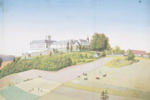 Johann Dittman, Zámek Mírov, 1822, kvaš, Arcibiskupství olomoucké