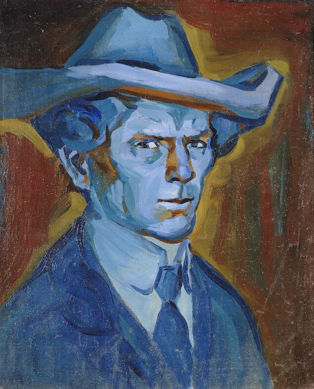 Bohumil Kubišta Modrý Autoportrét 1909