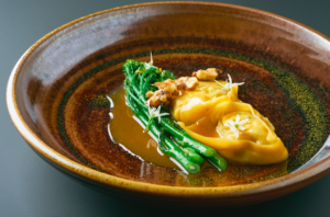 bramborové ravioly s lanýžem, foto: Signature