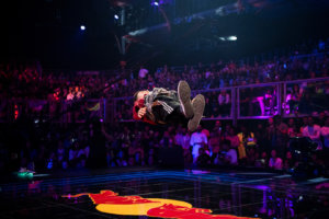 Kriss from Czech Republic competes at the Red Bull Dance Your Style World Final at la Grande Halle de La Villette in Paris, France on October 12, 2019 // Little Shao/Red Bull Content Pool // AP-21UVG2Z8N1W11 // Usage for editorial use only //