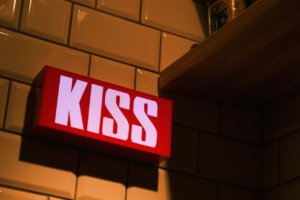 Photo Of Kiss Signage On Wall 2467277