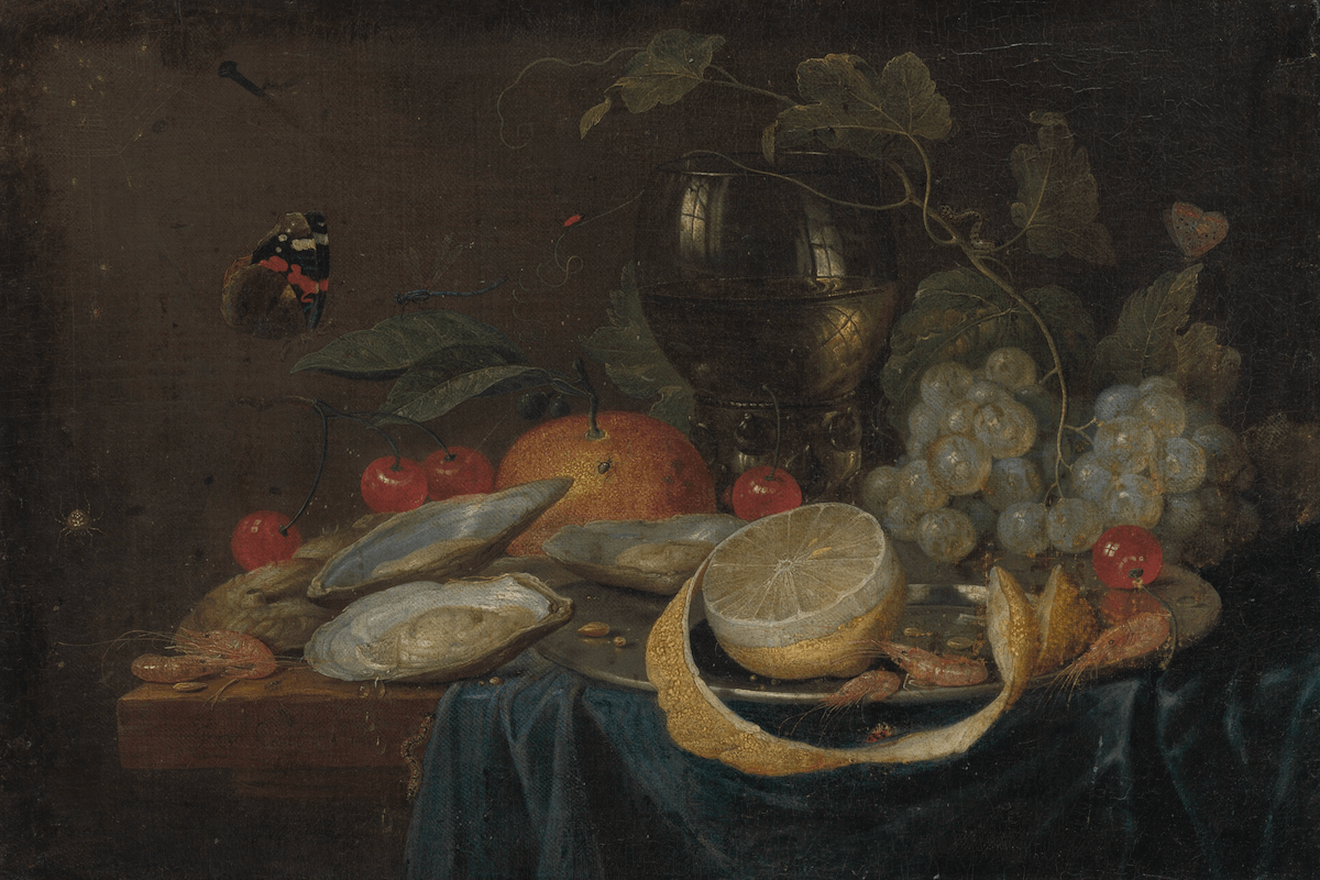 Jan van Kessel, Zátiší s citronem, 1655, zdroj MUO
