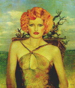 Cestou z lesa (cyklus La Comédie humaine), 1976, olej, plátno, 75×65 cm, soukromý majitel, foto Hana Hamplová