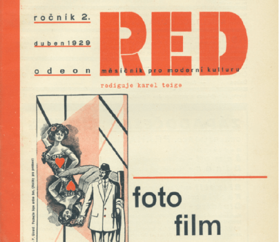 RED II, č. 8, Duben 1929 Věnovaný Fotografii, Filmu A Typografii, Obálka Karel Teige, Soukromá Sbírka