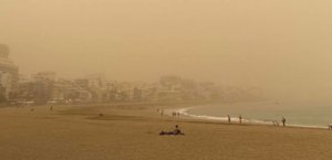 Modré moře a modré nebe v Las Palmas zakryl okr. foto jk