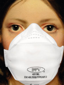 Friedrich von Amerling_podobizna s rouškou_Brno předměstí Vídně_Foto: archiv Moravské galerie v Brně