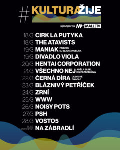 Program #kulturažije Na Www.mall.tv (zdroj Mall.tv)