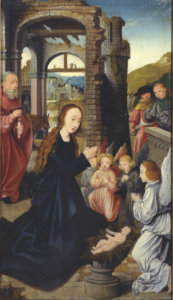 Bartholomäus Bruyn, Narození Krista z oltáře se sv. Olafem Norským, 1512 – 1515, Biskupství litoměřické_MUO