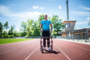 David MZee of Switzerland after the seventh edition of the Wings for Life World Run - App Run in Wetzikon, Switzerland on May 3, 2020. // Romina Amato for Wings for Life World Run // foto Red Bull Content Pool