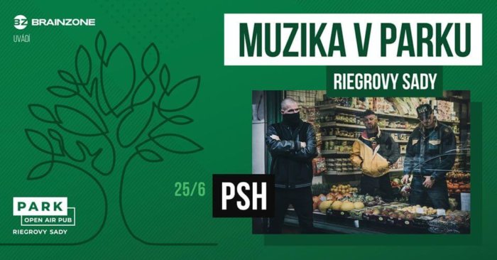 Koncerty V PARKU Riegrovy Sady