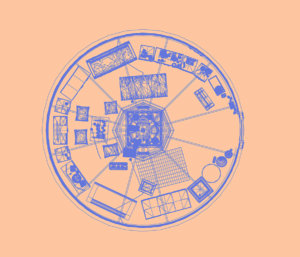 Vojtěch Rada_pudorys jurta