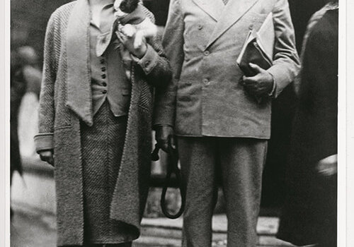 Adolf Loos S Manželkou Klárou Beckovou Foto Archiv SDCN