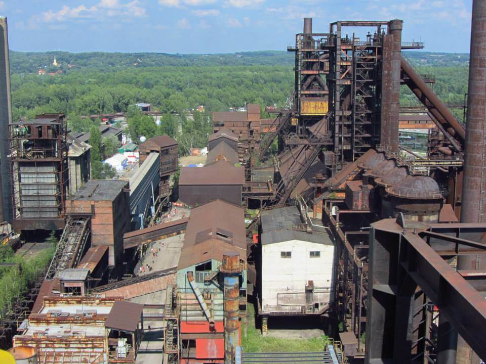 Part of the former ironworks at Dolní Vítkovice /via Raymond Johnston