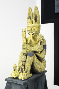 Sharon Van Overmeiren - Jujube, 2020, ceramics, 90 x 55 x 30cm - foto Lucie Drdova Gallery