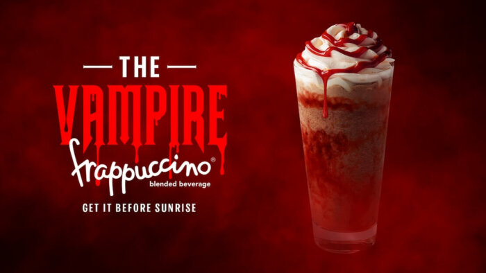 Halloweenské Frappuccino