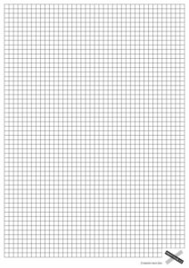 Sablona ctvereckovaneho papiru