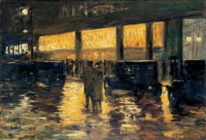 Lesser Ury Vor Dem Café