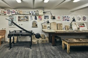 DILNY UMPRUM Litografie Photo Peter Fabo