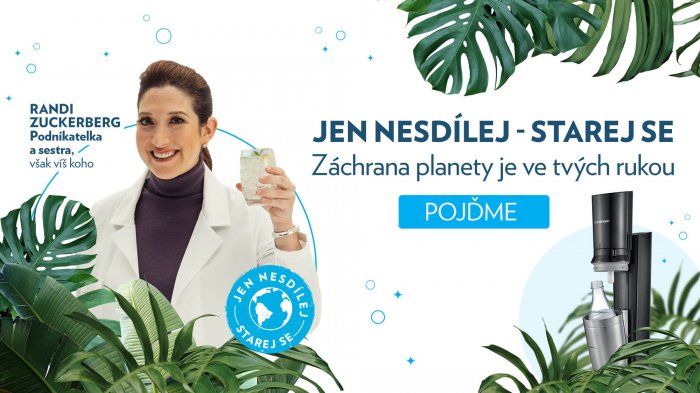 SodaStream Rozjíždí Na Den Země Kampaň. Vyzývá Lidi, Aby Namísto Sdílení Obrázků A Videí Začali Konat