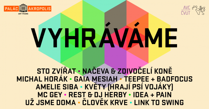 Vyhráváme, Vzkazuje Palác Akropolis A Představuje Festival Hudebních Streamů