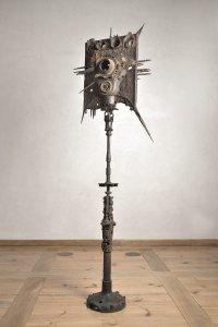 07.	Aleš Veselý (1935–2015), Enigma II, 1963–1964, kombinovaná technika