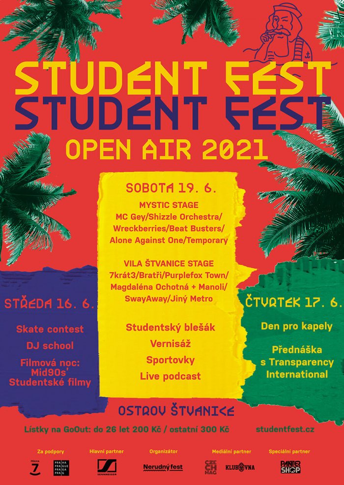 Student Fest 2021 Bude Patřit Mladým Talentům, Letos Poprvé Jako Open Air Na Pražské Štvanici