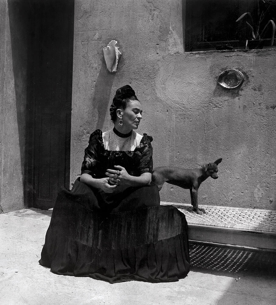 Frida Kahlo, Lola Álvarez Bravo, kolem roku 1944 © Muzeum Fridy Kahlo