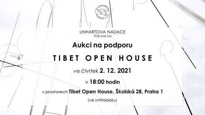 Linhartova Nadace Zve Na Aukci Na Podporu Tibet Open House