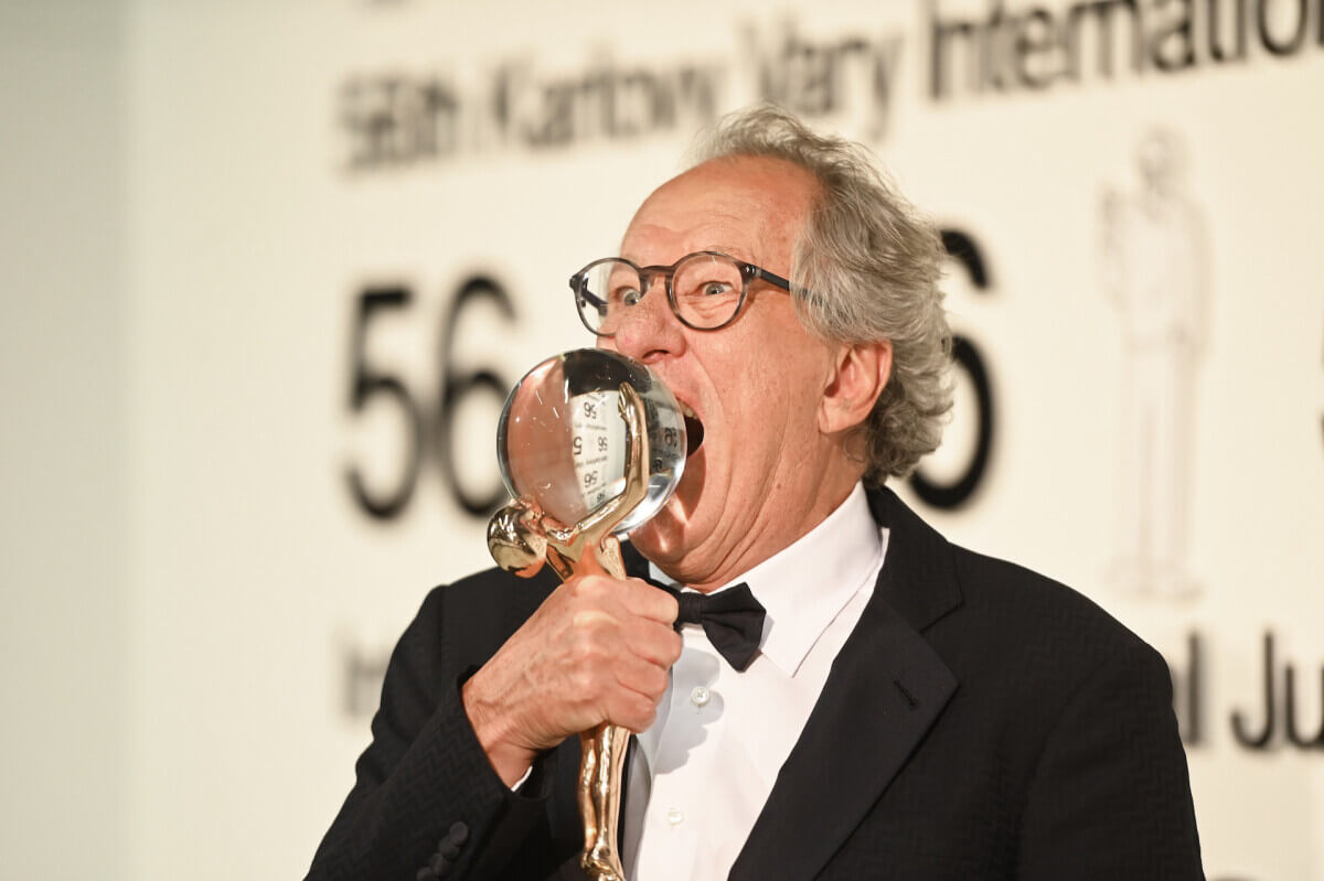 Herec Geoffrey Rush Kristalovy Globus Cena Za Mimoradny Umelecky Prinos Svetove Kinematografii
