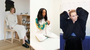 Zleva: Tetyana Chumak,  Selam Fessahaye a Elisabet Stamm