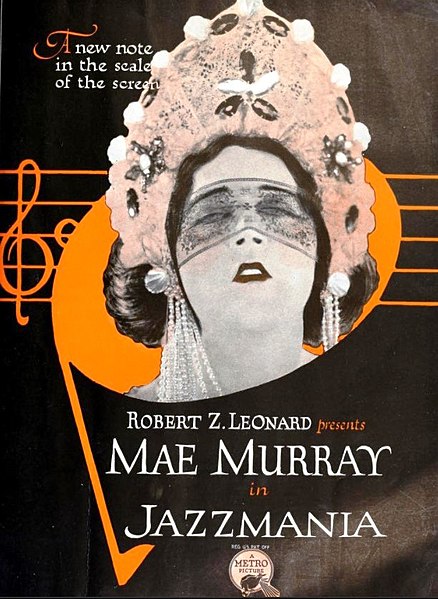 reklama na film  "Jazzmania" (1923)