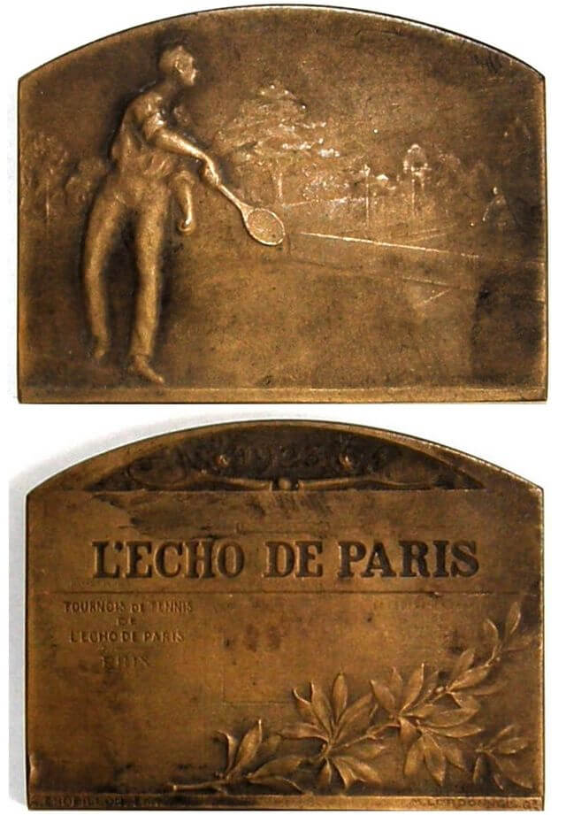Médaille Tennis 1923