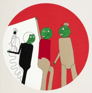 Veronika Landa: Rodina II / 2022, olej