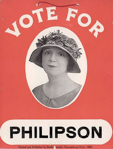 Vote For Philipson Placard 1923