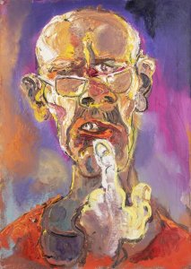 Výstava Bez Sentimentu. Tomáš Měšťánek: Autoportrét.