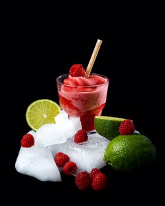 Malinová ledová tříšť od cukráře Skály