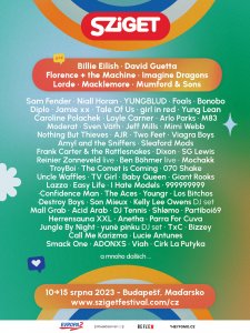 Plakat Sziget 2023 Web